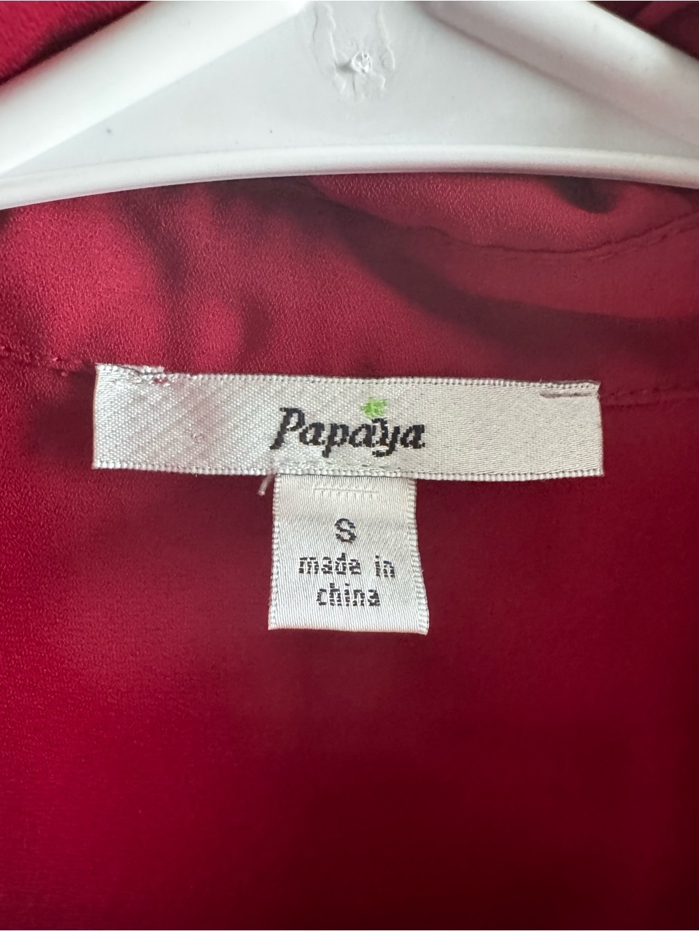 Papaya Magenta Button-Down Shirt - Picture 3 of 3